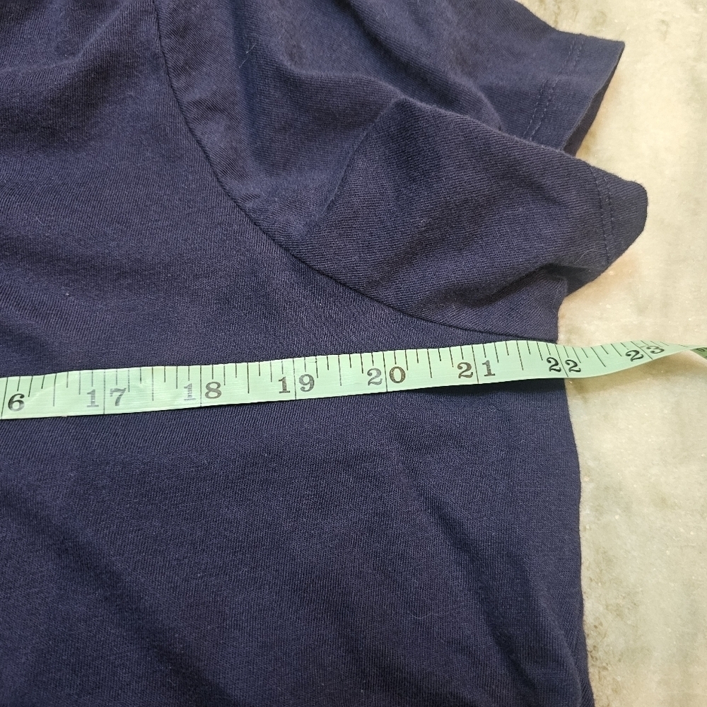 Torrid Classic Fit V-Neck Tee Navy Blue Size 2X (2) Plus Size - Picture 5 of 6